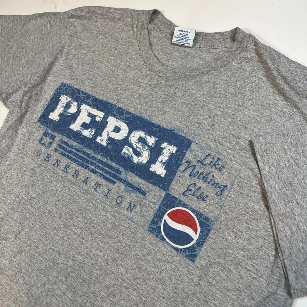 Vintage 90s Pepsi single stitch graphic tee shirt XL